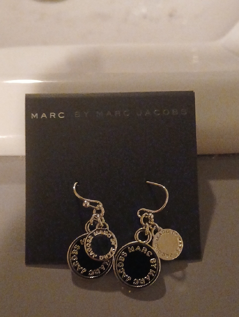 Marc By Marc Jacobs Silver Dangle Earrings, Brand New!!!